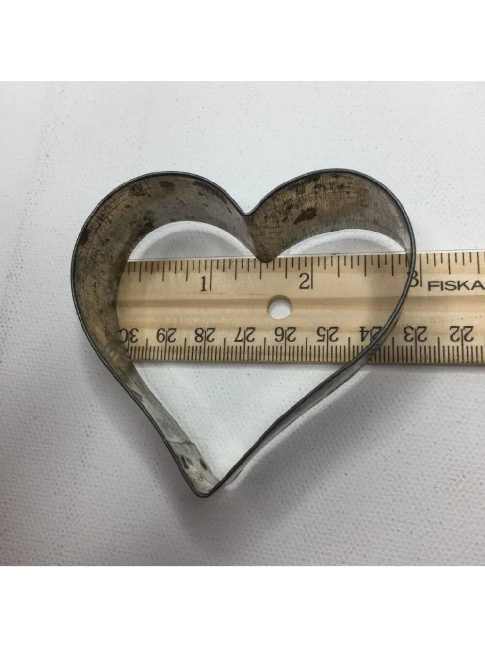 Vintage Christmas Theme Set 5 Metal Cookie Cutters Bell Candle Heart Tree Star